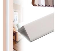 EIYAVVIDV Baguette D’Angle En Bois Cornière Moulure Murale Autocollante 80/100/120cm Protection D'angle Pour Bordure De Mur Porte(Cappuccino,80cm/32'')