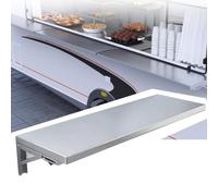 EIYAVVIDV Étagère Murale Pliante INOX Étagère De Cuisine Commerciale, Table Murale Rabattable, Bureau Flottant Restaurant, Garage, Buanderie, Buanderie(80x40cm/32x16in)