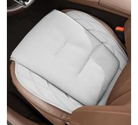 EIYCY Coussin de Siège de Voiture pour Mercedes E250 Mousse à mémoire de Forme Coussin Voiture en Cuir Nappa Soulagement de la Douleur à la Hanche pour Voiture Bureau ou de Maison,Blanc 1pcs