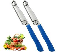 EIYVPRA 2 pièces Couteau à trancher rapide, Couteau à trancher rapide pour les légumes et les fruits,3 en 1 Multifonctions Veggie Peeler,Couteau à trancher rapide pour les fruits et couteau à trancher