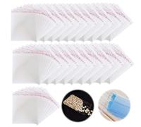 EIYVPRA 200 Pcs Sachet Cellophane Sacs Auto-adhésifs Plastique OPP Emballage Transparent pour Chocolats Bijoux Cadeau Noel