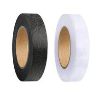 EIYVPRA 2Pcs 70 Yards Bande Ourlet Thermocollante Ruban Thermocollant pour Ourlet Bande Thermocollante Rideau avec Ruban à Mesurer pour Ourlet de Couture Vêtements Pantalons Rideaux