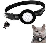 EIYVPRA Collier Chat Compatible avec Airtag Apple Collier, collier chat airtag, Boucle de Sécurité Anti étranglement pour Chaton, airtag chat,collier airtag pour chat,GPS Air Tag Non Inclu,S(19-32 cm)
