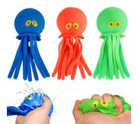 EIYVUAL Jouets de Piscine, Lot de 3 Bombes à Eau Octopus, Méduse Pieuvre Jouets de Natation Jouet sous Eau été Jeux de Natation Piscine, Adaptés aux Piscines, la Plage, Baignoires