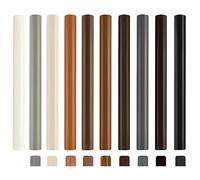 EIYVUAL Lot de 10 bâtons de cire pour réparation de bois, Bâtons de cire multi, pour reboucher les sols, meubles, sols stratifiés, tables, portes, rayures, trous et taches