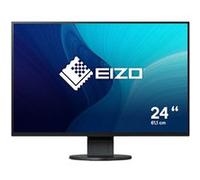 EIZO FlexScan EV2456-BK - Écran LED - 24.1" (24" visualisable) - 1920 x 1200 - IPS - 350 cd/m² - 1000:1 - 5 ms - HDMI, DVI-D, VGA, DisplayPort - haut-parleurs - noir Noir G