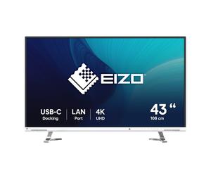 EIZO FlexScan EV4340X-WT écran plat de PC 108 cm (42.5 ) 3840 x 2160 pixels 4K Ultra HD LCD Blanc