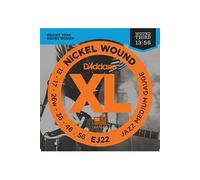 D'Addario Cordes pour guitare électrique EJ22 Jazz Medium fil nickelé 13-56