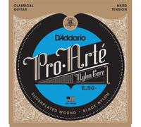 Accessoire pour guitare D'Addario Pro Arte Hard J50 - Jeu Cordes Classiques tirant fort nylon Noir