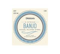 D'Addario Cordes pour banjo EJ60 5 cordes Nickel Légères 9-20