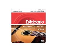 D'Addario Jeu de cordes pour guitare EJ84M Gypsy Jazz 11-45 Médium Extrémité à boucle