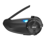 EJEAS Q7 Moto Interphone Bluetooth Système de Communication avec Bluetooth 5.1 7 Pilotes FM IP67 GPS Réduction du Bruit CVC