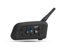 EJEAS V6 Pro Intercom Moto, L'interphone de Casque de Moto Bluetooth Peut Connecter 6 Coureurs pour l'équitation, Le Ski et l'alpinisme. (1 Paquet)