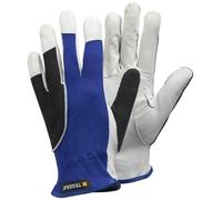 Ejendals Tegera 12 Gant en cuir Taille 11 Bleu/Blanc/Noir