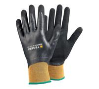 Ejendals TEGERA Gants tricotés enduits nitrile Cat. II, gris/noir, 8 Quantité:1