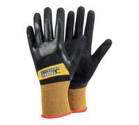 Ejendals TEGERA Gants tricotés nitrile Cat. II, gris/noir, 10 Quantité:1