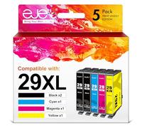 ejet 29XL Compatible pour Epson 29 29XL Cartouche d'encre pour Epson Expression Home XP-235 XP-255 XP-245 XP-345 XP-352 XP-445 XP-452 XP-432 XP-335 XP-342 XP-442 (2 Noir,1 Cyan,1 Magenta,1 Jaune)