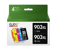 ejet 903XL Compatible pour HP 903XL 903 XL Cartouche d'encre pour HP Officeje 6950 6960 Officeje OfficeJet Pro 6970 6960 All-in-One Imprimante pour HP 903xl Pack de 4 Cartouches