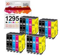 ejet T1295 Lot de Cartouches d'encre compatibles avec Epson T1295 T1291 T1292 T1293 T1294 Workforce WF-3520 WF-3540 WF-7525 WF-7515 Stylus SX235W SX425W SX435W SX445W SX535W WD BX63. 0FW Lot de 20