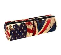 EJFICAHG Sac À Crayons Drapeau Vintage des États-Unis Et du Royaume-Uni Trousse À Crayons Trousse De Papeterie Trousse À Stylos Trousse À Cosmétiques Trousse De Maquillage
