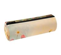 EJFICAHG Sac À Crayons Escargot Fleurs Trousse À Crayons Trousse De Papeterie Trousse À Stylos Trousse À Cosmétiques Trousse De Maquillage