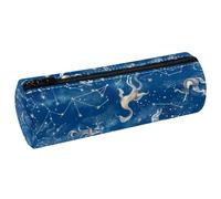 EJFICAHG Sac À Crayons Motifs D'étoiles des Constellations du Zodiaque Trousse À Crayons Trousse De Papeterie Trousse À Stylos Trousse À Cosmétiques Trousse De Maquillage
