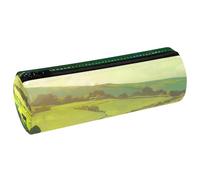 EJFICAHG Sac À Crayons Vaches Et Moutons des Champs Verts Trousse À Crayons Trousse De Papeterie Trousse À Stylos Trousse À Cosmétiques Trousse De Maquillage