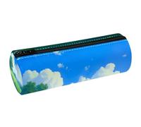 EJFICAHG Sac À Crayons Vaches Et Moutons des Champs Verts Trousse À Crayons Trousse De Papeterie Trousse À Stylos Trousse À Cosmétiques Trousse De Maquillage