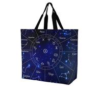 EJFICAHG Sacs À Main Pour Femmes Constellations Du Zodiaque Sac Fourre-Tout Sacoche
