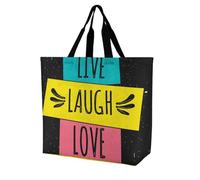 EJFICAHG Sacs À Main Pour Femmes Live Laugh Love Sac Fourre-Tout Sacoche