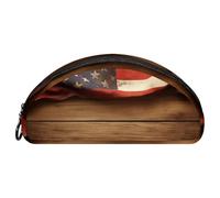 EJFICAHG Trousse À Crayons Drapeau des États-Unis Et du Royaume-Uni Trousse À Crayons Trousse À Stylos Pochette À Fermeture Trousse De Maquillage Et De Cosmétique Organisateur De Voyage