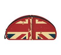 EJFICAHG Trousse À Crayons Drapeau Vintage des Etats-Unis Et du Royaume-Uni Trousse À Crayons Trousse À Stylos Pochette À Fermeture Trousse De Maquillage Et De Cosmétique Organisateur De Voyage