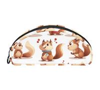 EJFICAHG Trousse À Crayons Set Chipmunk Mignon Trousse À Crayons Trousse À Stylos Pochette À Fermeture Trousse De Maquillage Et De Cosmétique Organisateur De Voyage