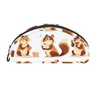 EJFICAHG Trousse À Crayons Set Chipmunk Mignon Trousse À Crayons Trousse À Stylos Pochette À Fermeture Trousse De Maquillage Et De Cosmétique Organisateur De Voyage