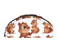 EJFICAHG Trousse À Crayons Set Chipmunk Mignon Trousse À Crayons Trousse À Stylos Pochette À Fermeture Trousse De Maquillage Et De Cosmétique Organisateur De Voyage