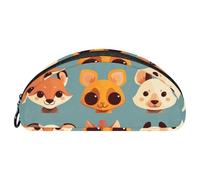 EJFICAHG Trousse À Crayons Set d'animaux Mignons Cartoon Trousse À Crayons Trousse À Stylos Pochette À Fermeture Trousse De Maquillage Et De Cosmétique Organisateur De Voyage
