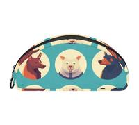 EJFICAHG Trousse À Crayons Set d'animaux Mignons en Dessin Animé Trousse À Crayons Trousse À Stylos Pochette À Fermeture Trousse De Maquillage Et De Cosmétique Organisateur De Voyage