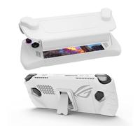 EJGAME Coque de protection ultra fine en TPU avec coque avant compatible avec ASUS ROG Ally, absorption des chocs, antidérapant et anti-rayures (blanc)