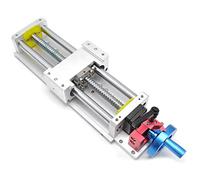 EJGMCNSGB Actionneur linéaire à vis à Billes SFU1605 + axe Optique, Guide linéaire sur Rail 400 mm, Platine coulissante Manuelle avec règle pour contrôleur de routeur CNC DIY •