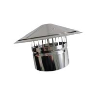 EJGMCNSGB Chapeau de cheminée Pluie Couvercle 75mm diamètre Ventilation Protection intempéries-résistant idéal pour extérieur Chauffage et Cool Systems