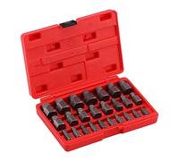 EJGMCNSGB Kit d'extracteurs de vis métalliques 25 pièces, kit d'outils métriques, goupille de Goujon pour Professionnels