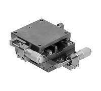 EJGMCNSGB Plateforme de déplacement linéaire XYLBS60 | Platine coulissante Manuelle 60 x 60 mm | Guide à Billes pour expériences optiques/équipements de Test | Alliage d'aluminium, Charge de 191,6 N