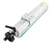 EJGMCNSGB Table coulissante à Rail linéaire avec vis à Billes 300 mm SFU1204, Structure fermée, Plateau Coulissant Manuel avec règle pour contrôleur de routeur CNC DIY