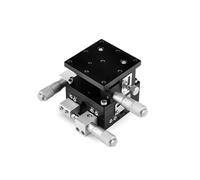 EJGMCNSGB Table coulissante micrométrique Axes XYZ 60x60mm LD60-LM LD60-CM Table coulissante de réglage Fin Plateforme de déplacement Manuel Table coulissante linéaire Rouleau Transversal (LD60-LM)