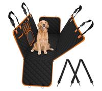 EJHJH Couvertures de Voiture pour Chiens pour Nissan Frontier 5seats Mid-Size Pickup 2024, Housse de Coffre pour Chien Imperméable Housse Siège Voiture pour Chien,Black