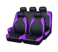 EJHJH Ensembles Housses Siège Voiture pour Jeep Cherokee Night Eagle/Limited/Overland, Cuir 5 Places Housse Siège Auto Avant Arrière Nonsli Protecteur Siège,Purple