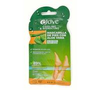 Ejove Masque pour les pieds avec extrait d'aloès - Hydrate, adoucit et conditionne la peau - Recommandé pour les pieds secs et aspergés