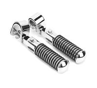 Ejoyous 1 Paire de Repose-Pieds de Moto, Pédales de Moto, Repose-Pieds de Moto, Pédale de Moto Pliante à 90 Degrés, pour Moto avec Protections de Barre de sécurité pour Moteur (Couleur