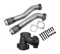 Ejoyous 1994-1997 7.3L PowerStroke Turbo Up Kit, Accessoires de Remplacement de Turbocomplexion en Acier Inoxydable, Installation Facile, Matériau Premium, Fuite et Résistants aux Fissures, avec
