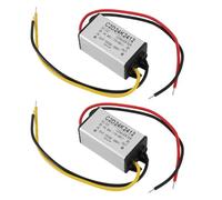 Ejoyous 2PCS Convertisseur de Tension DC à DC 24V à 12V Régulateur de Tension 2A 24W Alliage d'Aluminium IP68 95 pour Cent d'Efficacité pour Véhicules Bateaux Systèmes Solaires